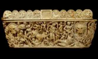 Free download Marble sarcophagus with the myth of Selene and Endymion free photo or picture to be edited with GIMP online image editor