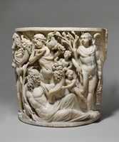Free download Marble sarcophagus with the Triumph of Dionysos and the Seasons free photo or picture to be edited with GIMP online image editor