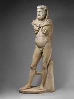 Free download Marble statue of a bearded Hercules free photo or picture to be edited with GIMP online image editor