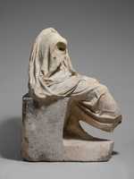 Free download Marble statue of a draped seated man free photo or picture to be edited with GIMP online image editor
