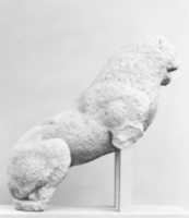 Free download Marble statue of a seated lion free photo or picture to be edited with GIMP online image editor