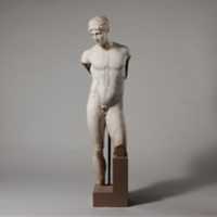 Free download Marble statue of a youth free photo or picture to be edited with GIMP online image editor