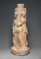 Free download Marble statuette of triple-bodied Hekate and the three Graces free photo or picture to be edited with GIMP online image editor