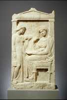 Free download Marble stele (grave marker) of Phainippe free photo or picture to be edited with GIMP online image editor