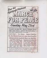 Scarica gratuitamente la foto o l'immagine gratuita di March For Peace, maggio 1982, da modificare con l'editor di immagini online GIMP