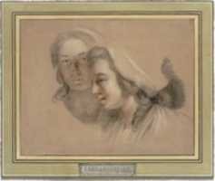 Free download Marie Gabrielle Capet and Marie Marguerite Carreaux de Rosemond free photo or picture to be edited with GIMP online image editor