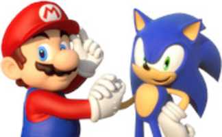 Free download Mario and Sonic free photo or picture to be edited with GIMP online image editor