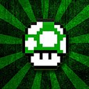 Marios 1UP Mushroom Grunge מסך להרחבה חנות האינטרנט של Chrome ב-OffiDocs Chromium