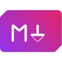 Markdown Templates  screen for extension Chrome web store in OffiDocs Chromium
