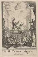 Free download Martyrdom of Saint Andrew, from The Little Apostles or the Martyrdom of the Apostles (Les Petits Apotres ou le Martyre des Apotres) free photo or picture to be edited with GIMP online image editor