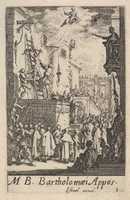 Free download Martyrdom of Saint Bartholomew, from The Little Apostles or the Martyrdom of the Apostles (Les Petits Apotres ou le Martyre des Apotres) free photo or picture to be edited with GIMP online image editor