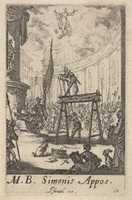 Free download Martyrdom of Saint Simon, from The Little Apostles or the Martyrdom of the Apostles (Les Petits Apotres ou le Martyre des Apotres) free photo or picture to be edited with GIMP online image editor