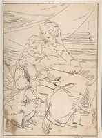 Free download Mary, Infant Christ and Saint John free photo or picture to be edited with GIMP online image editor