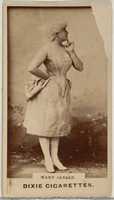 Free download Mary Jansen, from the Actors and Actresses series (N45, Type 7) for Dixie Cigarettes free photo or picture to be edited with GIMP online image editor