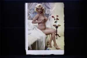 Free download MARYLYN MONROE NUDE BY TOM KELLY STUDY IN RED AND GOLD 1955 2 free photo or picture to be edited with GIMP online image editor