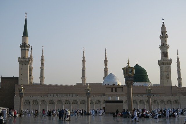 Kostenloser Download von masjid nabawi medina i ve to medina free picture to edit with GIMP free online image editor