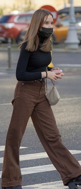 Free download mask walking covid 19 urban woman free picture to be edited with GIMP free online image editor