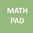 MathPad  screen for extension Chrome web store in OffiDocs Chromium