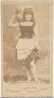 Free download Mattie Cobb, from the Actors and Actresses series (N45, Type 1) for Virginia Brights Cigarettes free photo or picture to be edited with GIMP online image editor