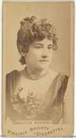 Free download Mattie Rogers, from the Actors and Actresses series (N45, Type 1) for Virginia Brights Cigarettes free photo or picture to be edited with GIMP online image editor
