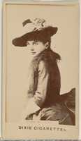 Free download Maud Mullett, from the Actors and Actresses series (N45, Type 7) for Dixie Cigarettes free photo or picture to be edited with GIMP online image editor