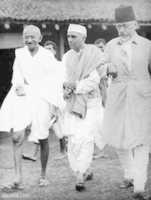 Free download Maulana Abul Kalam Azad With Gandhi JI And Nehru free photo or picture to be edited with GIMP online image editor