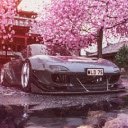 Mazda RX 7 Cherry Blossom Live Wallpaper  screen for extension Chrome web store in OffiDocs Chromium