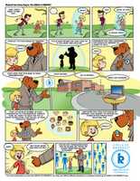 Free download McGruff Circle of Respect Comic free photo or picture to be edited with GIMP online image editor
