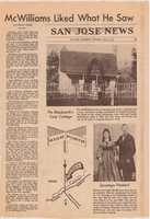 Free download McWilliams liked what he saw (San Jose News, July 3, 1975) free photo or picture to be edited with GIMP online image editor