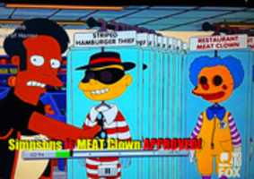 Free download MEAT Clown On The Simpsons free photo or picture to be edited with GIMP online image editor