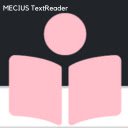 MECIUS TextReader  screen for extension Chrome web store in OffiDocs Chromium