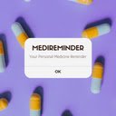 Medicine Reminder  screen for extension Chrome web store in OffiDocs Chromium