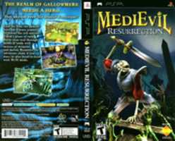 Free download MediEvil Resurrection [UCUS-98620] PSP Box Art free photo or picture to be edited with GIMP online image editor