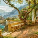 Mediterranean Garden Vista  screen for extension Chrome web store in OffiDocs Chromium