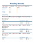 회의록 및 의제 템플릿 DOC, XLS 또는 PPT 템플릿을 무료로 다운로드하여 LibreOffice 온라인 또는 OpenOffice Desktop 온라인으로 편집할 수 있습니다.