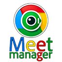 Meet Manager  screen for extension Chrome web store in OffiDocs Chromium