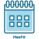 MeetX  screen for extension Chrome web store in OffiDocs Chromium