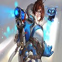Mei Overwatch Chrome Theme  screen for extension Chrome web store in OffiDocs Chromium