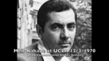 Descărcare gratuită MeirKahanespeakingatUCLA1231970.webm fotografie sau imagine gratuită pentru a fi editată cu editorul de imagini online GIMP