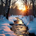 melting snow  screen for extension Chrome web store in OffiDocs Chromium
