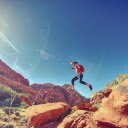 Men climbing mountains  screen for extension Chrome web store in OffiDocs Chromium