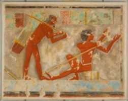 Free download Men Splitting Papyrus, Tomb of Puyemre free photo or picture to be edited with GIMP online image editor