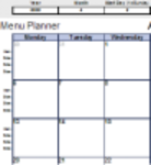 قم بتنزيل قالب Menu Planner DOC أو XLS أو PPT مجانًا ليتم تحريره باستخدام LibreOffice عبر الإنترنت أو OpenOffice Desktop عبر الإنترنت