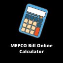 OffiDocs Chromium の拡張機能 Chrome Web ストアの MEPCO BILL Calculator 画面