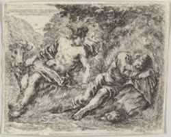 Free download Mercury and Argos, from Game of Mythology (Jeu de la Mythologie) free photo or picture to be edited with GIMP online image editor