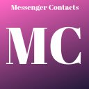 Messenger Contacts  screen for extension Chrome web store in OffiDocs Chromium
