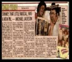 Free download Michael Jackson and George McFarland - Unknown 1984 Magazine Article free photo or picture to be edited with GIMP online image editor