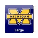 Michigan Wolverines Large  screen for extension Chrome web store in OffiDocs Chromium