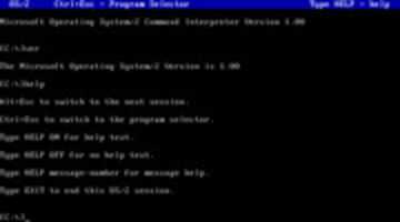 Free download Microsoft OS/2 1.0 Screenshots free photo or picture to be edited with GIMP online image editor