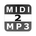 OffiDocs Chromium 中 Chrome 网上商店扩展程序的 MIDI 2 Mp3 Converter 屏幕